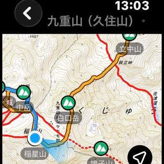 登ったり降ったり楽しい😆
Apple Watch便利だな