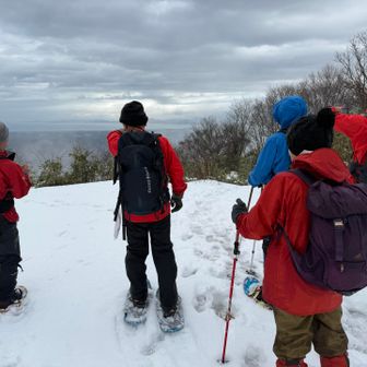 山頂から　青森市陸奥湾方面　展望所　