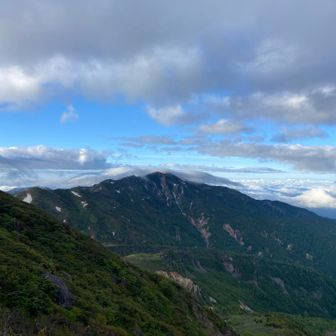 別山が綺麗