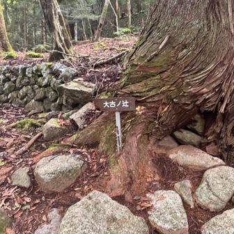 ここから釈迦へつながる地蔵の尾〰️です
つぎは釈迦ヶ岳まで歩きたい
