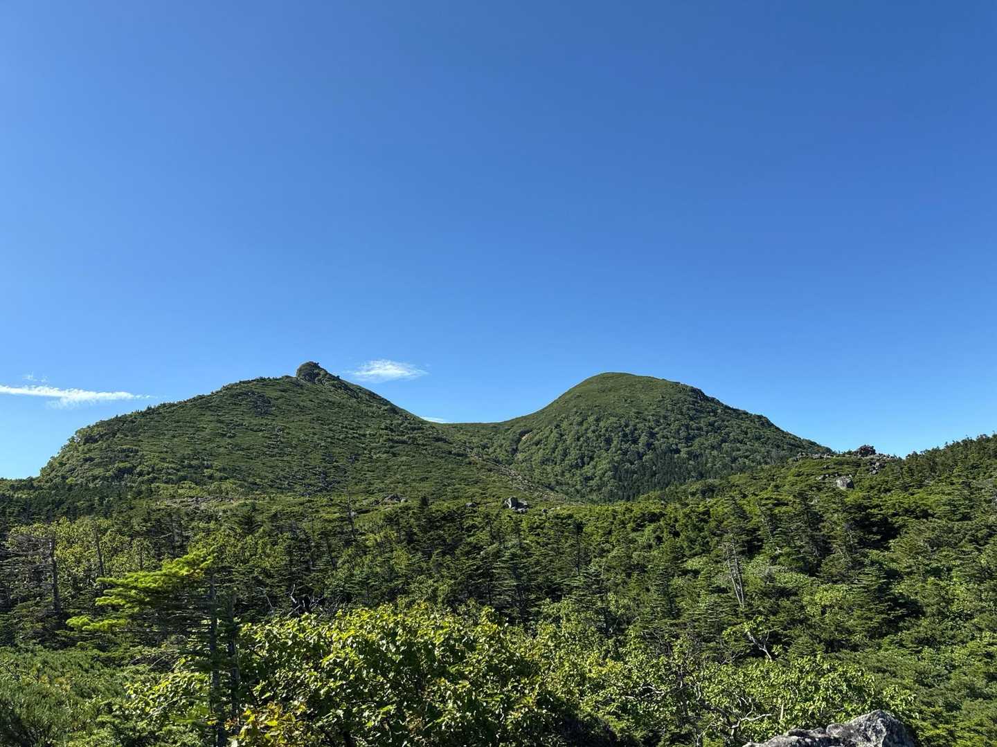 下山の途中
東天狗岳、西天狗岳