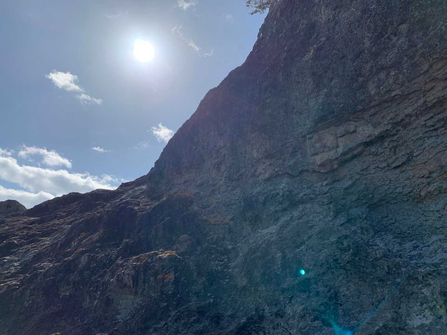 ゴリラ岩を登って🦍