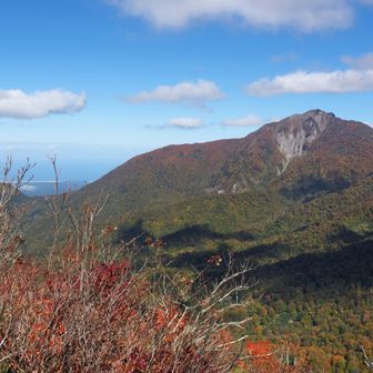 東峰から雨飾山