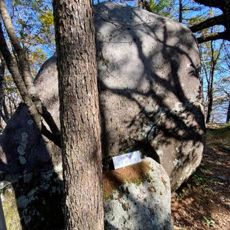 復路、天下石まで戻る