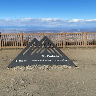 よく見るやつ。ここから見える日光と筑波連山凄く絶景
