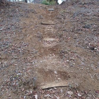 丹沢の整った階段より好きですね