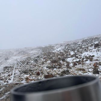 いつものお山コーヒーでひと休み