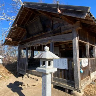 光城山までやって来ました