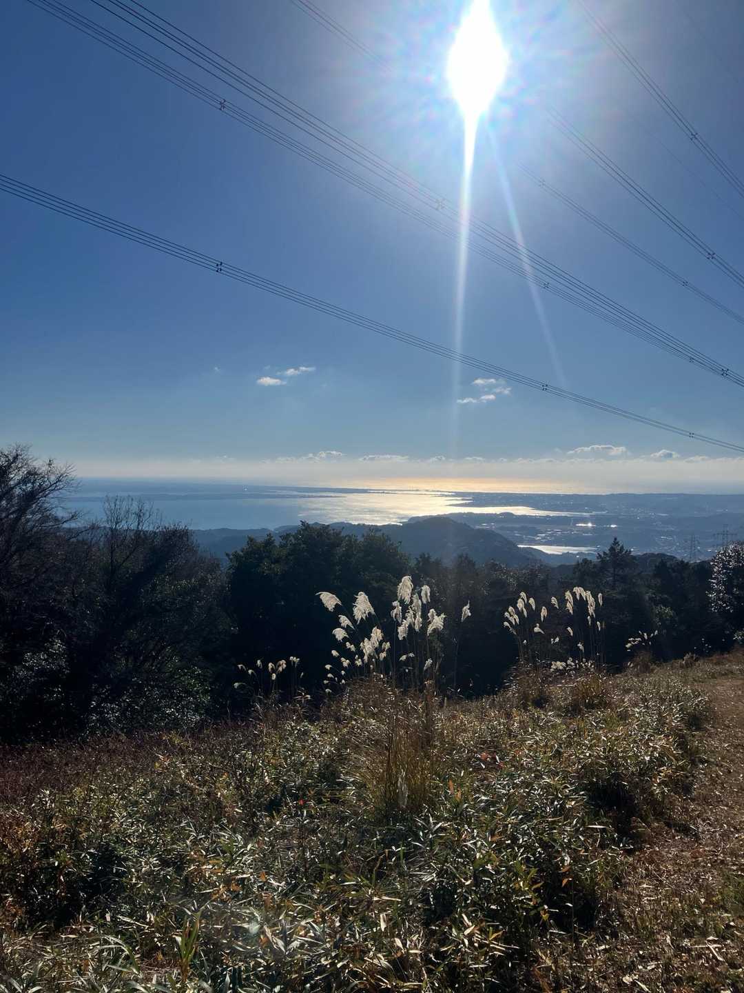 富士見岩の手前からの眺望です👀
浜名湖が綺麗🤩に見えて居ました👀