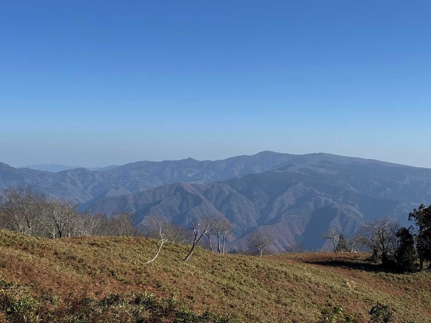 真正面に氷ノ山がど〜ん⛰️