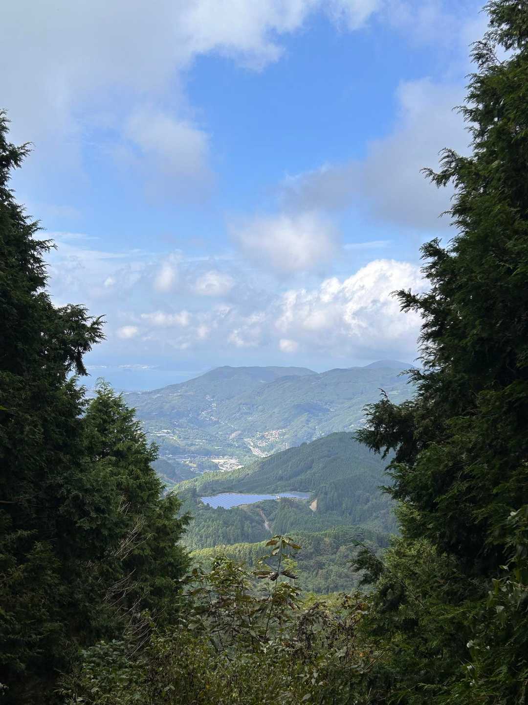 石積みの裏へ回ると眺望ありました✨