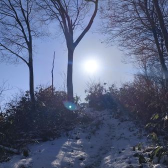 もうちょとで山頂〜