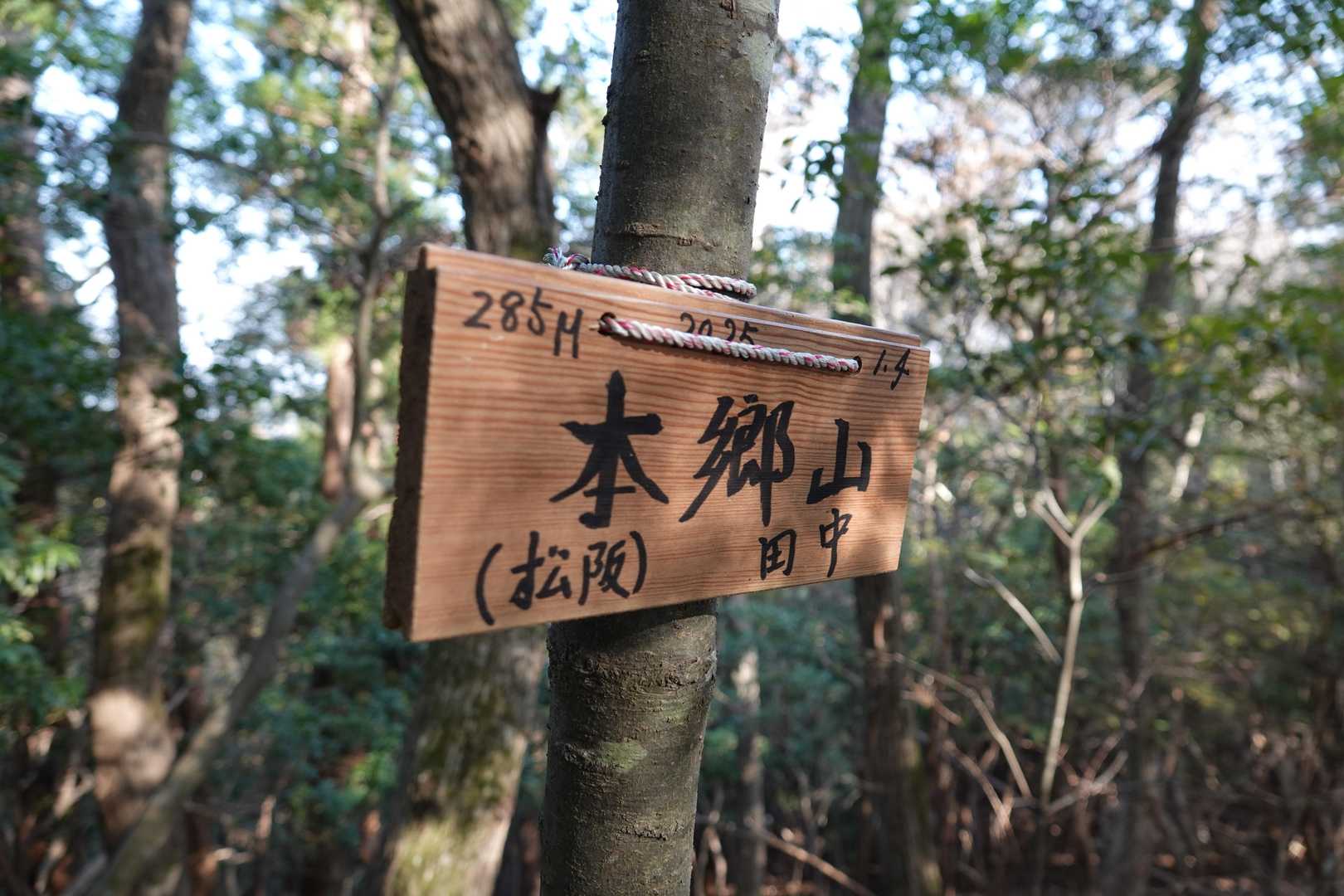 ▲本郷山