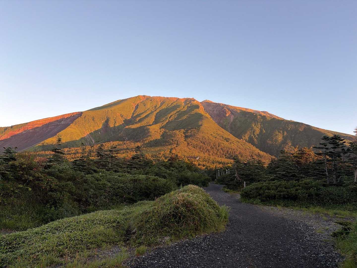 田の原登山口-王滝頂上-御嶽山 往復コースの写真