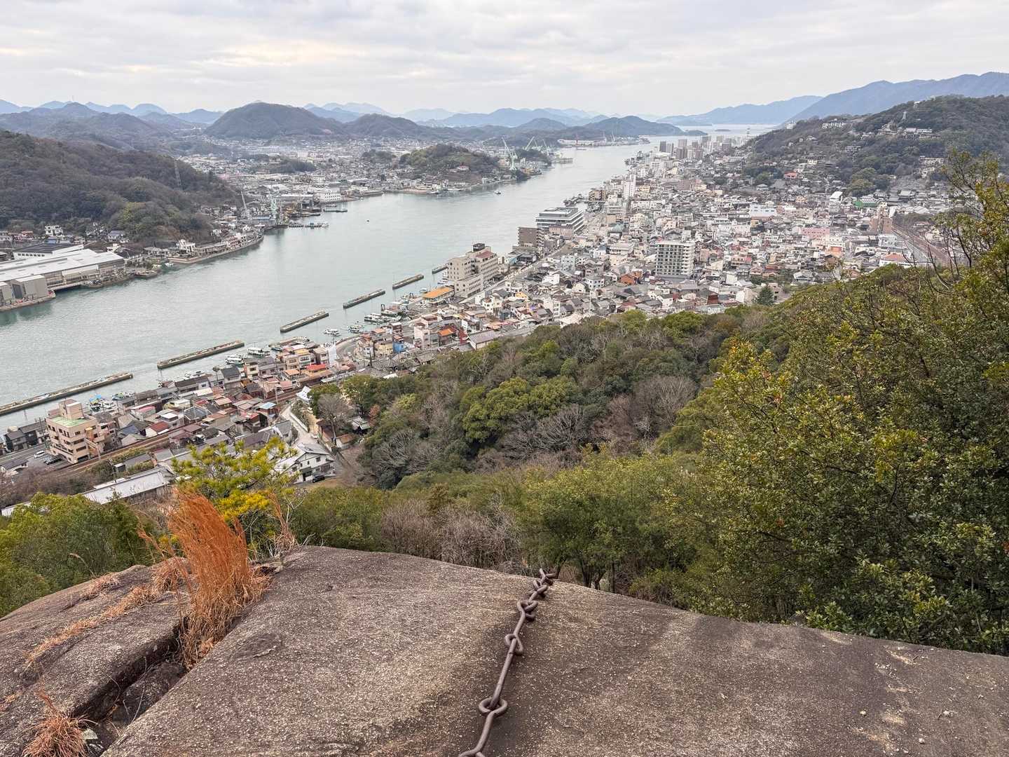 尾道駅-千光寺山-千光寺-千光寺山ロープウェイ 山麓駅-西 周回コースの写真