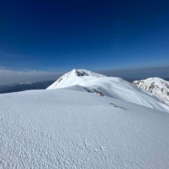 奥聖岳から聖岳