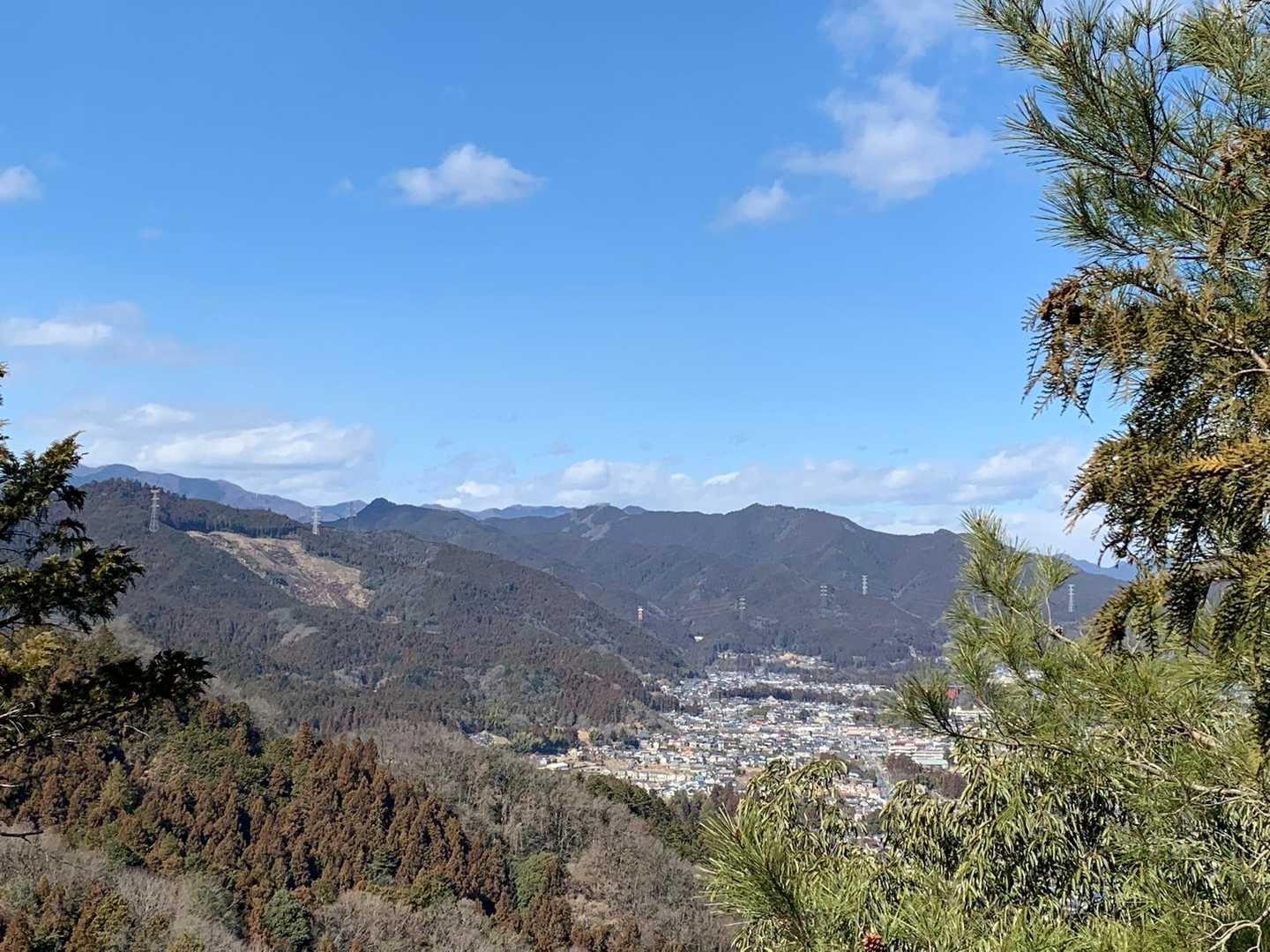 奥多摩地区が見えるのかな？