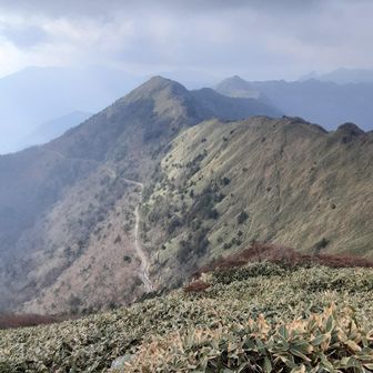 反対側の黒森
下にUFOラインが