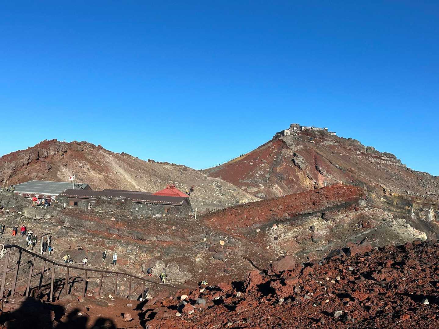 富士山-富士宮口五合目-富士宮口五合目バス停 縦走コースの写真