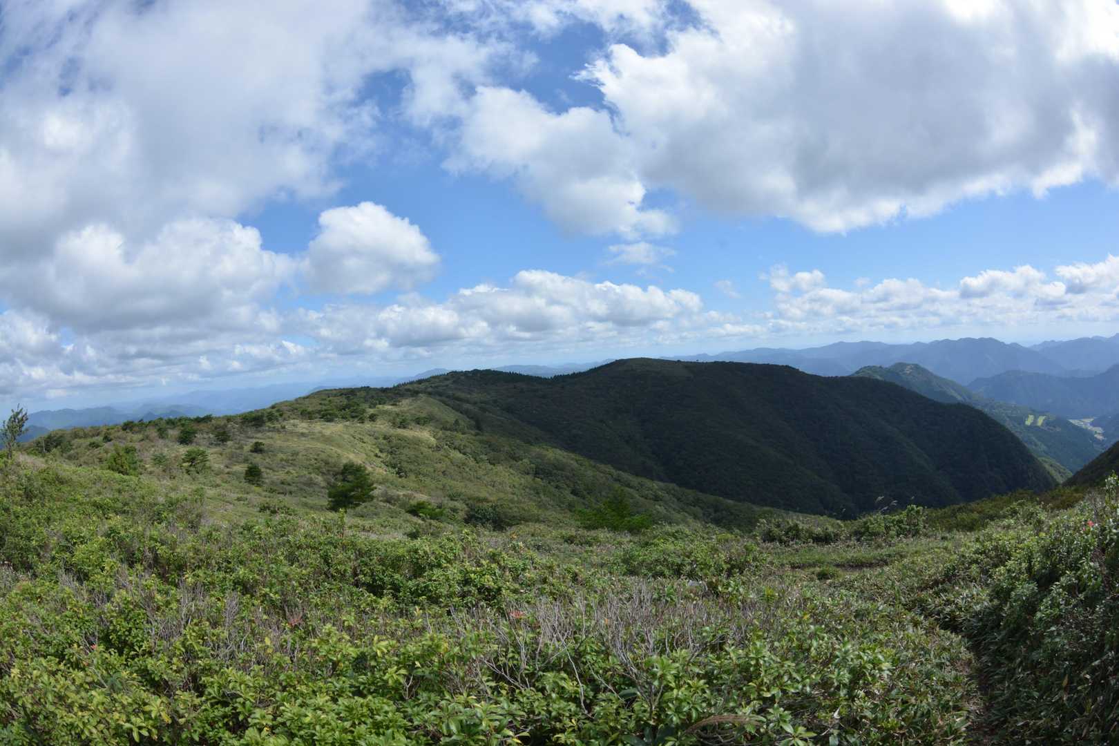 フトウガ峰への稜線