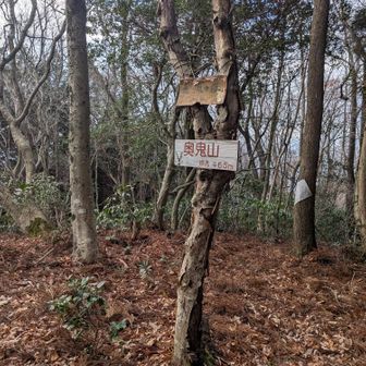 【奥鬼山】山頂