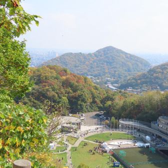 荒井山の紅葉綺麗〜