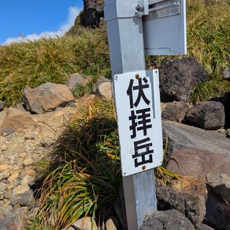 ここで間違えて湯の台口へ降りそうになりました（登山道に、鉾立登山口に降りる人は引き返して！看板がありすぐに気づきました）