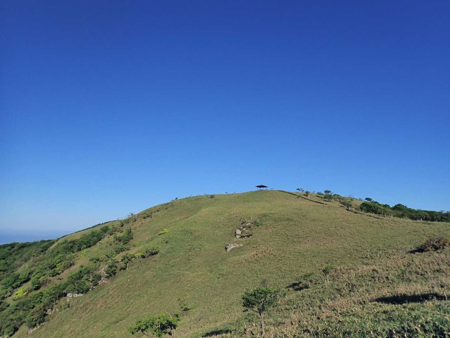 振り返って。
四国の山や蒜山に居るような感覚に陥る。