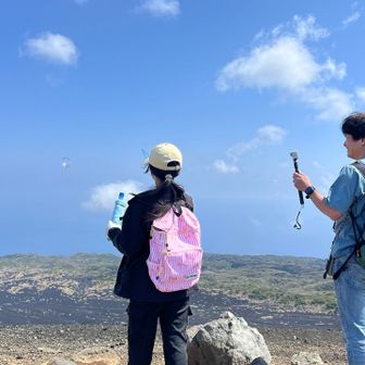 ガイドさんが用意してくれたシャボン玉