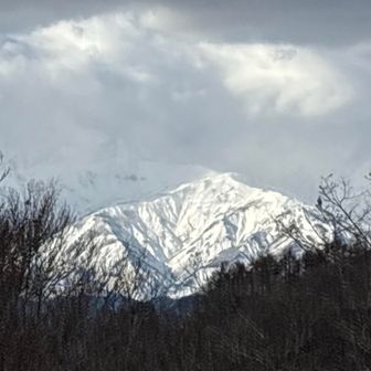 唐松岳は真っ白