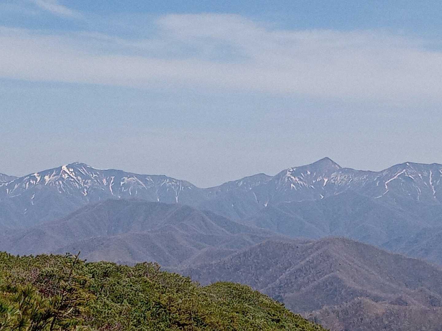 尖ってるのはたぶんカムエク🤔

訂正：楽古岳だったようです
