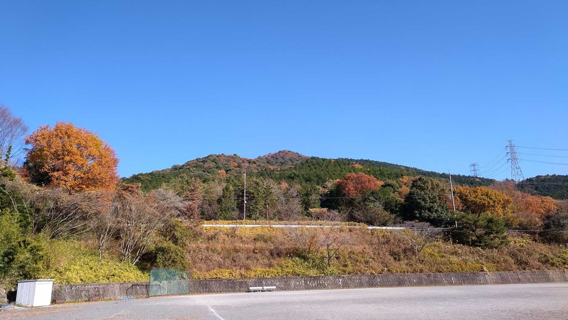 大谷山と紅葉