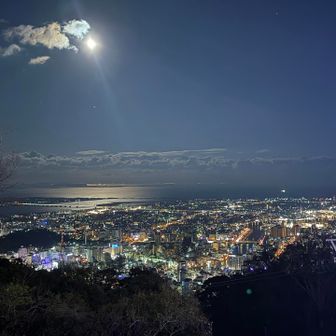月夜の徳島市街、満足度高いです🌃
