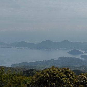 沼津アルプス一望。