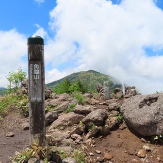 湯ノ丸山をバックにもう１枚📷