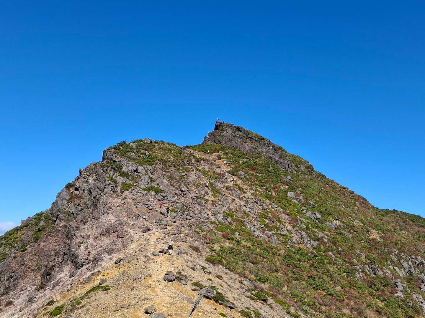 あだたら山 奥岳の湯-奥岳登山口-薬師岳-安達太良山-矢筈 周回コースの写真
