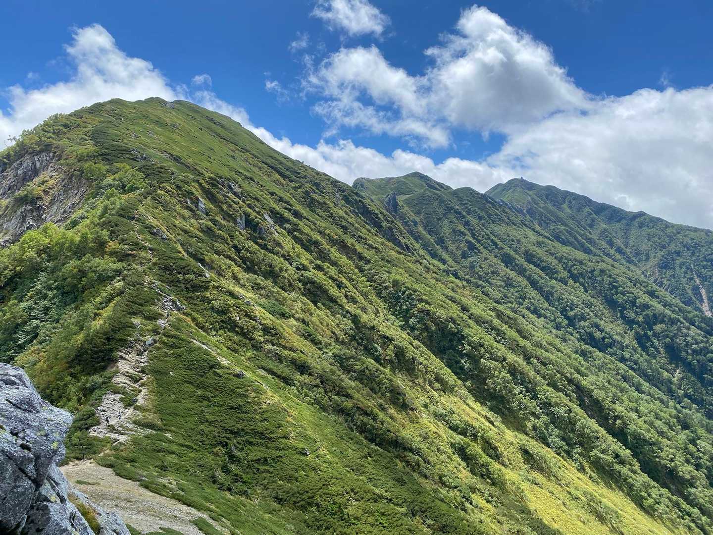 千畳敷駅-島田娘-濁沢大峰-檜尾岳 往復コースの写真