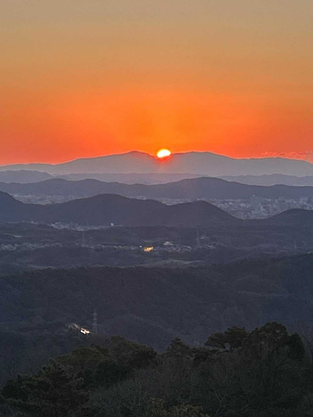 とても綺麗な日の出です🌅