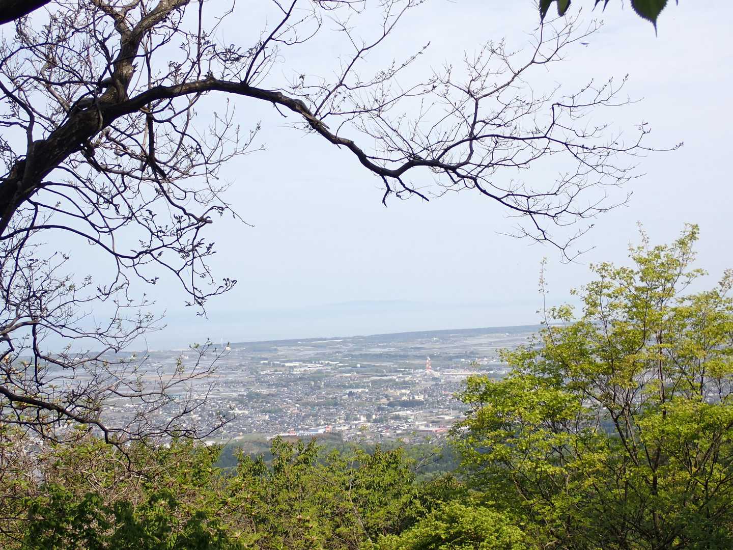 胎内市と淡島