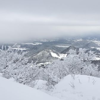 ここで登頂断念