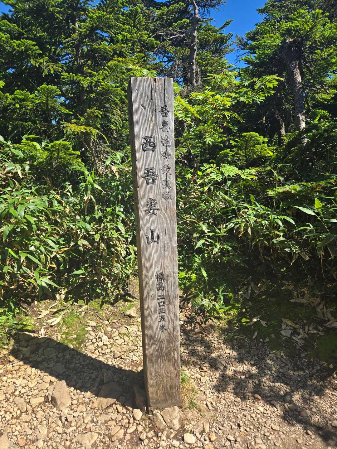 西吾妻山登山口-西吾妻山-天元台つがもりリフト 往復コースの写真