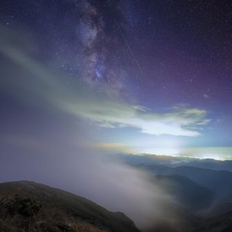 流星も入るという奇跡