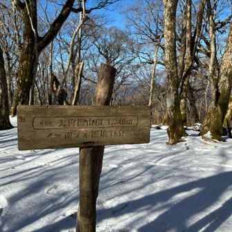 すぐに天狗棚山頂