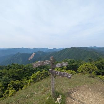 伯母子岳山頂