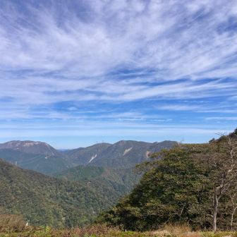御池岳と藤原岳方面