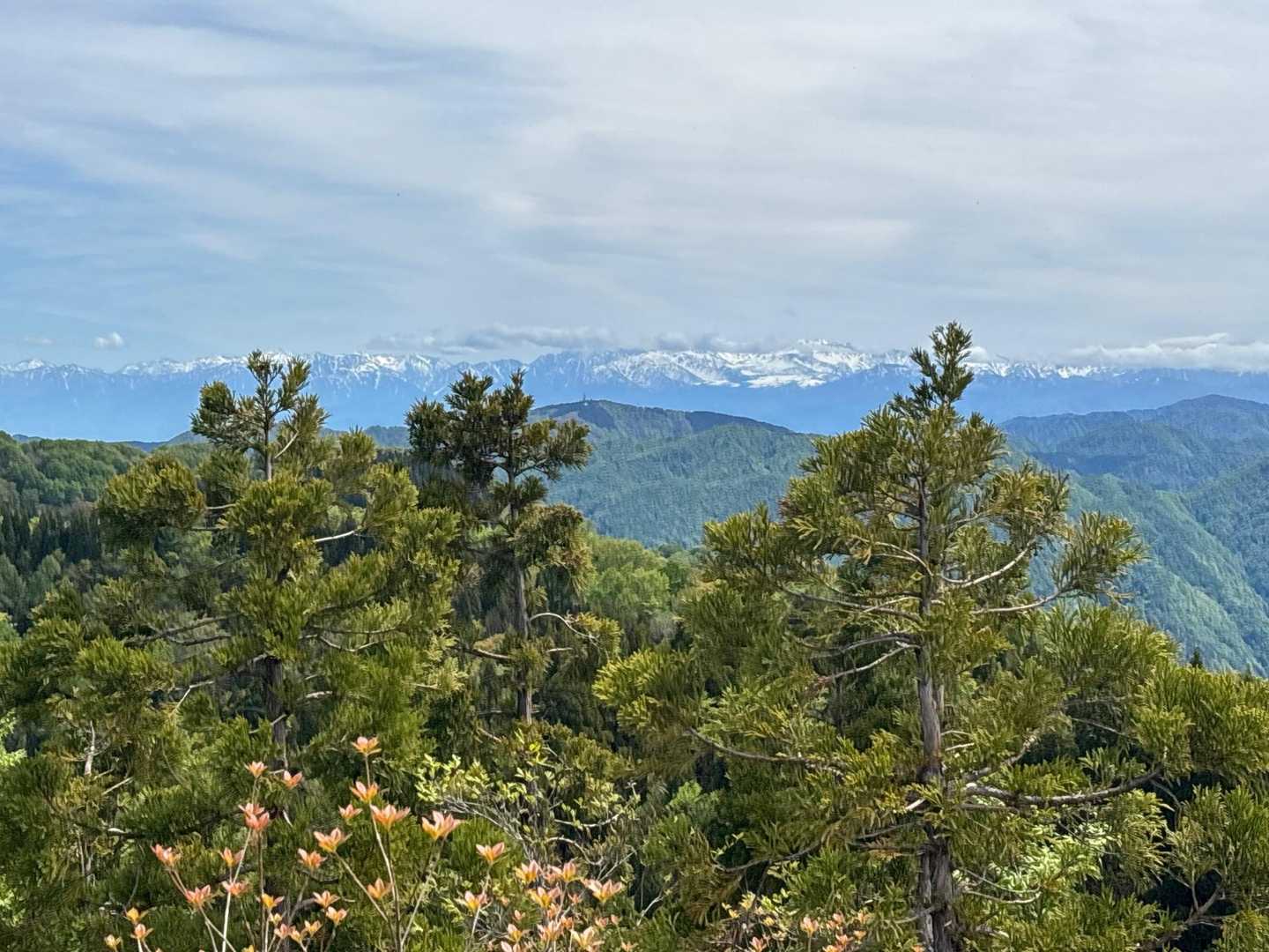 立山、剱岳方面