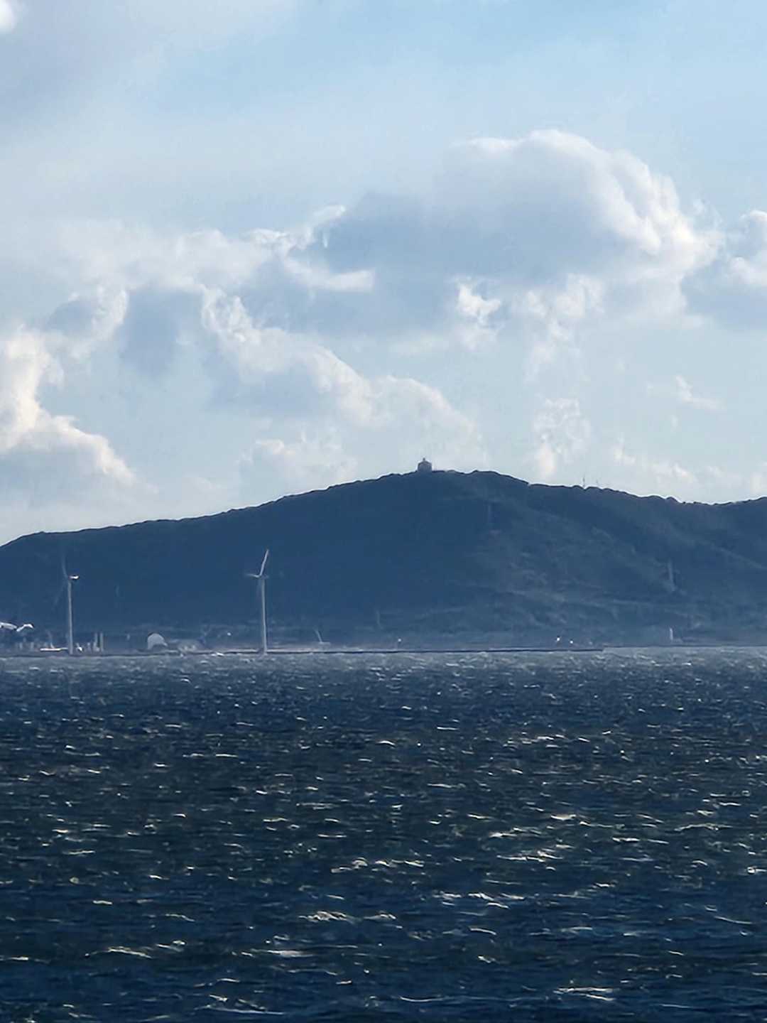 蔵王山の展望台みえるー