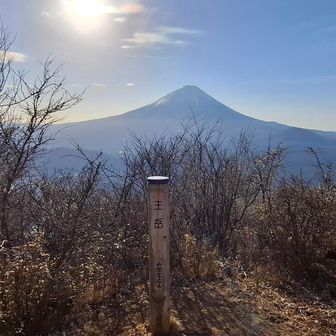 王岳山頂　山梨百名山