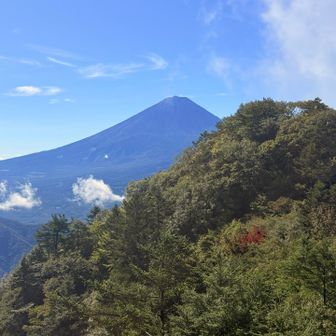富士山と雪頭ヶ岳