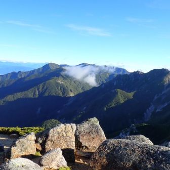 南駒ヶ岳到着　2841m